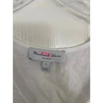 Michael Stars  White V-Neck Mini Dress Size Small linen Photo 2