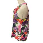 J.Crew Women's Silk Bow Tie Cami Blouse in Garden Floral Print Sleeveless Size 4 Photo 4