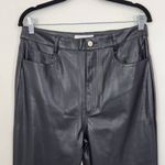 We Wore What  Black Vegan Leather Pants NWT Size 31 Revolve leather pants Photo 2
