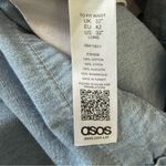 ASOS Romper Blue Chambray One Piece Romper Size 32 Tall Photo 4