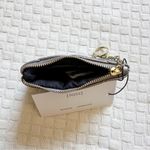 NWT Jules Kae Kari Vegan Leather Quilted CC Holder / Coin Pouch Color Pewter Silver Photo 2