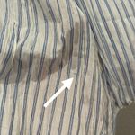 Urban Outfitters Joji Blue and White Crochet Button-Down Crop Top Photo 6