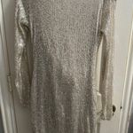 Nasty Gal Nasty Girl Sequin Tan Mini Dress Photo 0