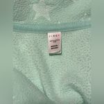 PINK - Victoria's Secret EUC Pink Blue Star Design Fuzzy Sleep Shirt Long Sleeve with Pocket size medium Photo 5