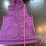Escape Habitat Fleece Vest Womens Small Purple Casual Preppy Colorful Cozy Hygge Photo 7
