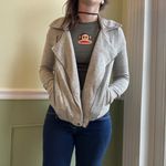 Silence + Noise Moto Gray Jacket Photo 1