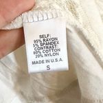 Bobeau  White Cream Lace Open Front Cardigan Sweater - Size: Small Photo 2