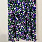 Ralph Lauren Lauren Women’s Floral Cap Sleeve Midi Sleeve Dress Black Size 4 NWT Photo 3