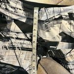 Adidas Climalite Black White Print Capri Leggings Small Photo 3