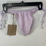 Stone Fox Swim Stone Fox SWIM AURA BOTTOM in Orchid Petal Terry Medium NWT Photo 3