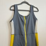 Fabletics  Gray and Yellow Athletic Romper 2X Photo 2