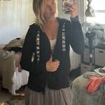 DKNY Black Zip Up Hoodie  Photo 0