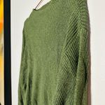 BB Dakota x Steve Madden Sochi Mossy Green Balloon Sleeve Sweater Size L Photo 2