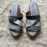 Splendid  Fara French Blue Leather/Suede Espadrille Sandals Women's 8M Photo 2