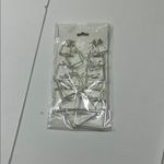 Chic Silver Square Hoop Earrings Set Photo 1