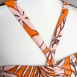 Kona Sol Target Tropical Floral Multiway Bralette Bikini Top Size Small Orange Photo 1