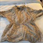 BLANK NYC  Tan Jumpsuit with Short Sleeves and Defined Waist Photo 3