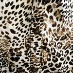 Chico's  Jaguar Print Sandwashed Satin Blouse size 2 large Photo 3