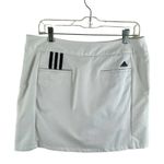 Adidas White ClimaCool Short Athletic Tennis Skirt Shorts Underneath Size 10 Photo 1