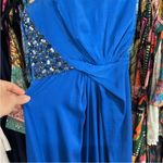 BCBGMAXAZRIA $368 BCBG LARKSPUR BLUE "MARIJA" BEADED STRAPLESS LONG GOWN DRESS size 2 Photo 5