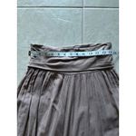 Vintage Skirt Womens Med Brown Maxi Boho Festival Cottagecore Prairie Western Photo 2