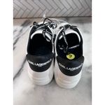 Karl Lagerfeld Paris Caraby Women’s 6.5 Sneakers White Black KL456609 Photo 1