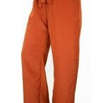 Paisley Raye Hydrangea Pant Burnt Orange Elastic Waist Pants Womens 1X Photo 0