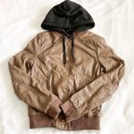 Foreign Exchange Brown Leather Jacket Photo 0