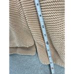 ZARA  Knit Women's Sweater Relaxed Solid Pink Cable Knit Size medium Long Sleeve Photo 5