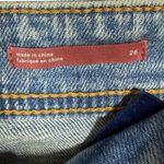 Pilcro Anthropologie  The Slim‎ Boyfriend Crop Embroidered Denim Jeans Size 26 Photo 4