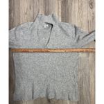 J.Crew Extra Soft Light Gray V Neck Collar Sweater Women's Medium Photo 4