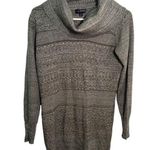 The Limited  Turtleneck Tunic Sweater Dress Green Photo 0