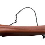 Brooks Brothers Chain Strap Shoulder Bag Brown Caramel Leather Minimalist Photo 12