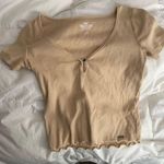 Hollister Neutral Crop Top Photo 0