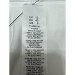 Topshop  Bikini Swim Top One Shoulder Asymmetric Cut Out Stretchy White W 8 NWOT Photo 7