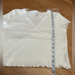 BDG Urban Outfitters NWOT Madi Ribbed Surplice Short Sleeve Tee see flaw** XL Photo 8