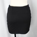 NWT Classic Black Mini Skirt With Detailing Design Goth Aesthetic Date Medium Photo 6