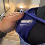 Marmot Larissa V-neck Tank Dress Sleeveless Lined Blue Geometric A-Line Beach L Photo 6