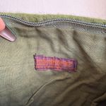 Vintage Nepal Handmade Felt flower & bauble zip Pouch in green lime & yellow nwt Photo 8