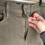 Mother High Waisted Rascal Ankle Step Fray jeans Capers 27 Green Photo 4