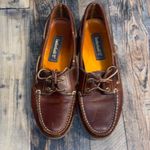 Timberland Leather Loafer Boat Shoes in Rich Brown Photo 1