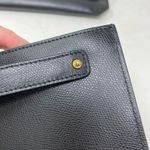 Senreve Black Leather Pebbled Convertible Belt Clutch Crossbody Bag Photo 13