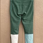 Outdoor Voices Womens Leggings Green Color Block 7/8 Hunter Dipped Size Large Photo 3