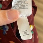 Madewell  button-front romper in painted carnations Photo 4