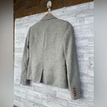 J.Crew  School Boy Womens Notch Lapel Wool Herringbone Gray Blazer size 0 Photo 13