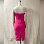 Lavish Lice NWT LAVISH ALICE ELIZA Curve Strapless Cowl Corset Mini Dress Magenta Pink 6 Photo 5
