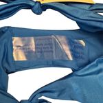 Victoria's Secret  Swim Knotted Side-Tie Brazilian Bikini Bottom Blue Size L NWT Photo 9