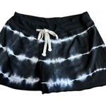  Women's shorts Tie-Dye Sweatshirt‎ material Black Size sundry 1 Casual Photo 0
