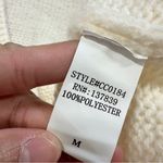 Luna Ivy Women’s 3D Flower Knit Cardigan Sweater Cropped Coquette in Beige M Pink Size M Photo 10