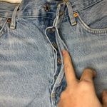 AGOLDE Parker Women's Shorts Distressed Frayed Hem Casual Blue Jean Size 29 Photo 7